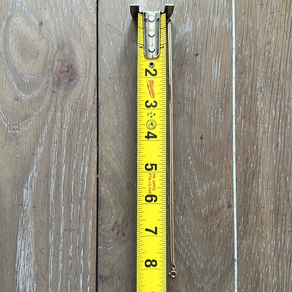 14k Solid gold bracelet or anklet 8 5/8” double s link snake chain authentic - Picture 3 of 5